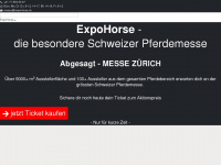expohorse.ch Webseite Vorschau