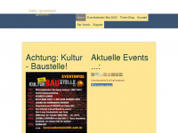 kulturbaustelle-suhl.de Webseite Vorschau