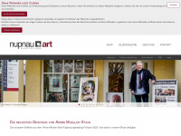 nupnau-art.de Webseite Vorschau