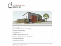 architekturbuero-leibrandt.de Webseite Vorschau