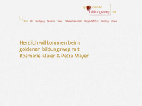goldenerbildungsweg.de Webseite Vorschau