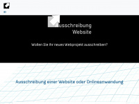 ausschreibung-website.ch Webseite Vorschau