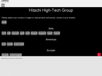 hitachi-hightech.com Webseite Vorschau