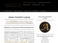 aaden-detektive-leipzig.de Webseite Vorschau