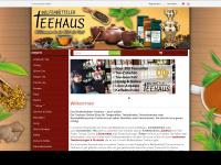 teehaus-wf.de Webseite Vorschau