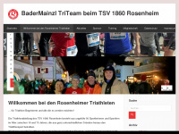 rosenheim-triathlon.de Webseite Vorschau