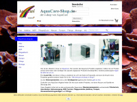 aquacare-shop.de Webseite Vorschau