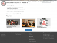 dombauverein-wesel.de Webseite Vorschau