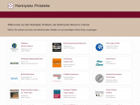marktplatz-philatelie.com Webseite Vorschau