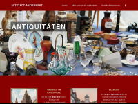 altstadt-antikmarkt.de Webseite Vorschau