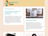 healthylena.de Webseite Vorschau