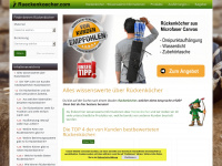 rueckenkoecher.com Webseite Vorschau