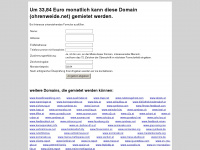 ohrenweide.net Webseite Vorschau