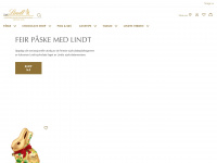 lindt.no Webseite Vorschau