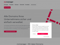 nicmanager.com Webseite Vorschau