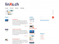 linxs.ch Webseite Vorschau