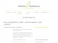 marlies-kuhlmann.de Webseite Vorschau