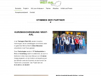 west-aal.at Webseite Vorschau