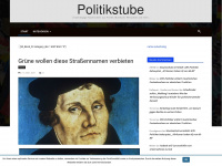 politikstube.com Webseite Vorschau