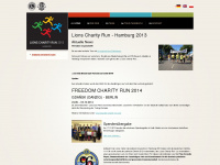 lions-charity-run.com Webseite Vorschau