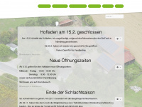 naturlandhof-froschhammer.de Webseite Vorschau