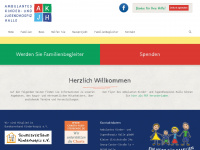ambulantes-kinderhospiz-halle.de Webseite Vorschau