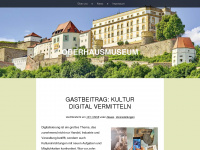 oberhausmuseum.wordpress.com Webseite Vorschau