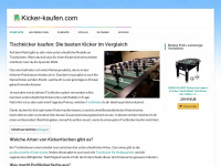 kicker-kaufen.com Webseite Vorschau