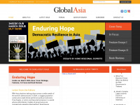globalasia.org Webseite Vorschau