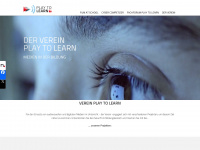 play-to-learn.ch Webseite Vorschau