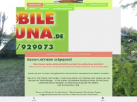 mobilefasssauna.de Webseite Vorschau