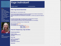 yoga-individuell.net Webseite Vorschau
