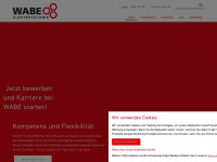 wabe-elektro.de Webseite Vorschau
