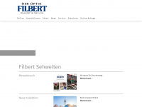 optik-filbert.de Webseite Vorschau