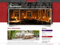 steinbruechlein-biergarten.de Webseite Vorschau