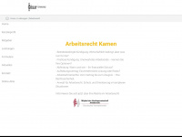 arbeitsrecht-kamen.info Webseite Vorschau