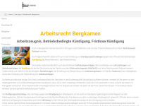 rechtsanwalt-arbeitsrecht-bergkamen.de Webseite Vorschau