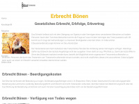 rechtsanwalt-erbrecht-boenen.de Webseite Vorschau