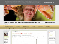 massage-therapeuten.blogspot.com Webseite Vorschau