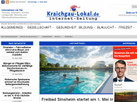 kraichgau-lokal.de Webseite Vorschau