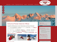 schischule-pitztaler-gletscher.com Webseite Vorschau