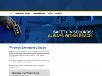 wireless-emergency-stop.com Webseite Vorschau