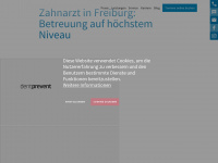 zahnarztfreiburg.de Webseite Vorschau
