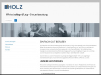 wpkanzlei-holz.com Webseite Vorschau