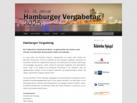 hamburger-vergabetag.de Webseite Vorschau