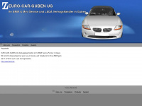 euro-car-guben.de Webseite Vorschau