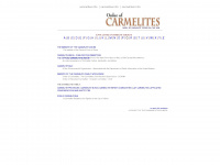 carmelites.info Webseite Vorschau