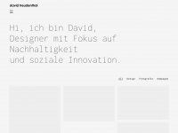 davidfreudenthal.com Webseite Vorschau