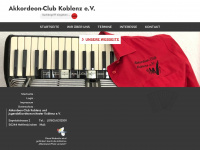 akkordeon-club-koblenz.de Webseite Vorschau
