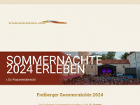 freiberger-sommernaechte.de Webseite Vorschau